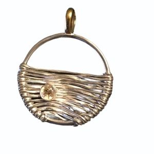 Exquisite Ladies Pendant Sterling Silver Necklace